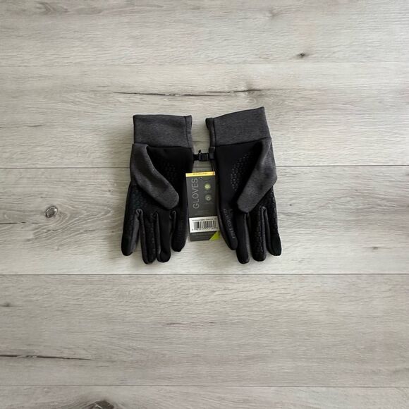 Free Country Stretch Double Knit Glove Grey/Black M/L NWT IN PACKAGING - Picture 6 of 6